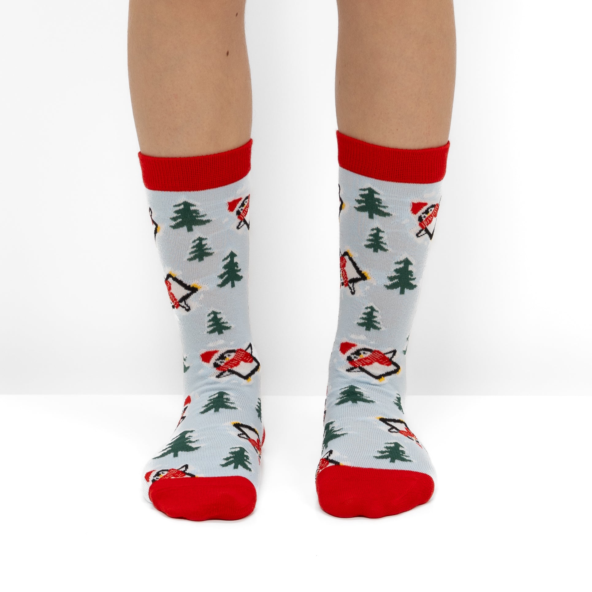 Pack de 2 Pares de Meias Divertidas de Natal para Mulher