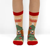 Pack de 2 Pares de Meias Divertidas de Natal para Mulher