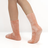 Pack 2 Pares Meias Antiderrapantes em Chenille - Multi Rosa