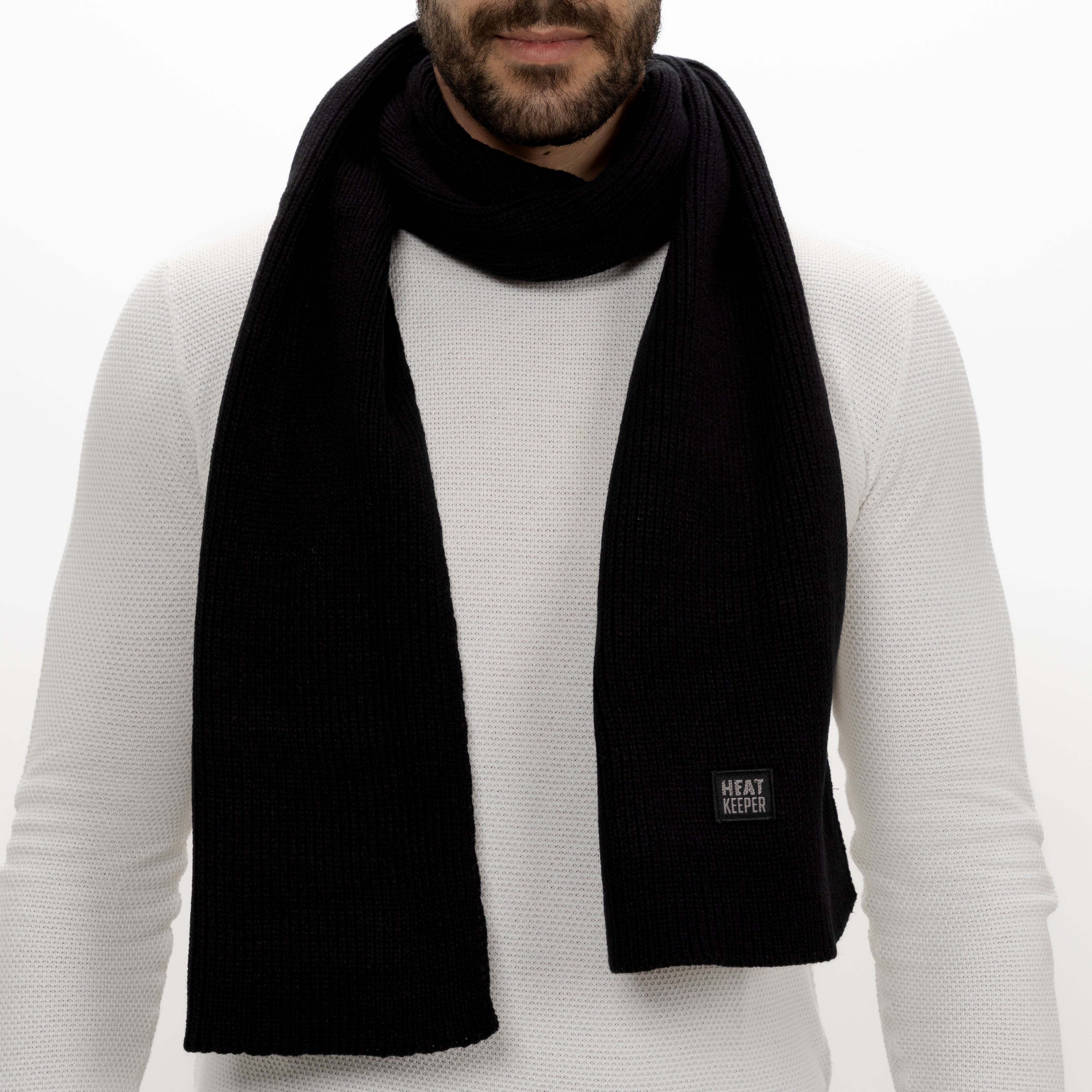 Cachecol Térmico de Malha Heatkeeper Preto