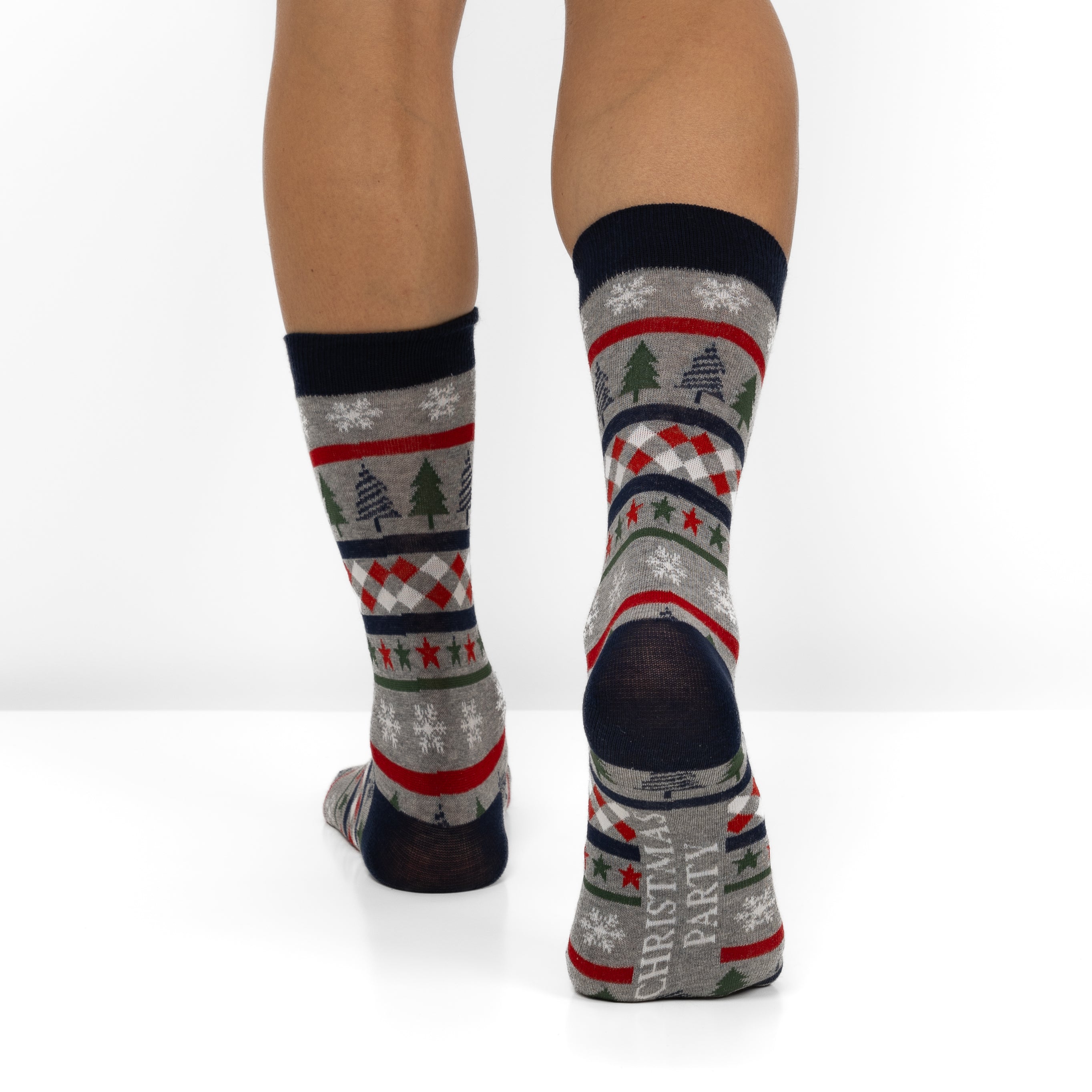 Caixa de Presente com 3 Pares de Meias Natal para Homem