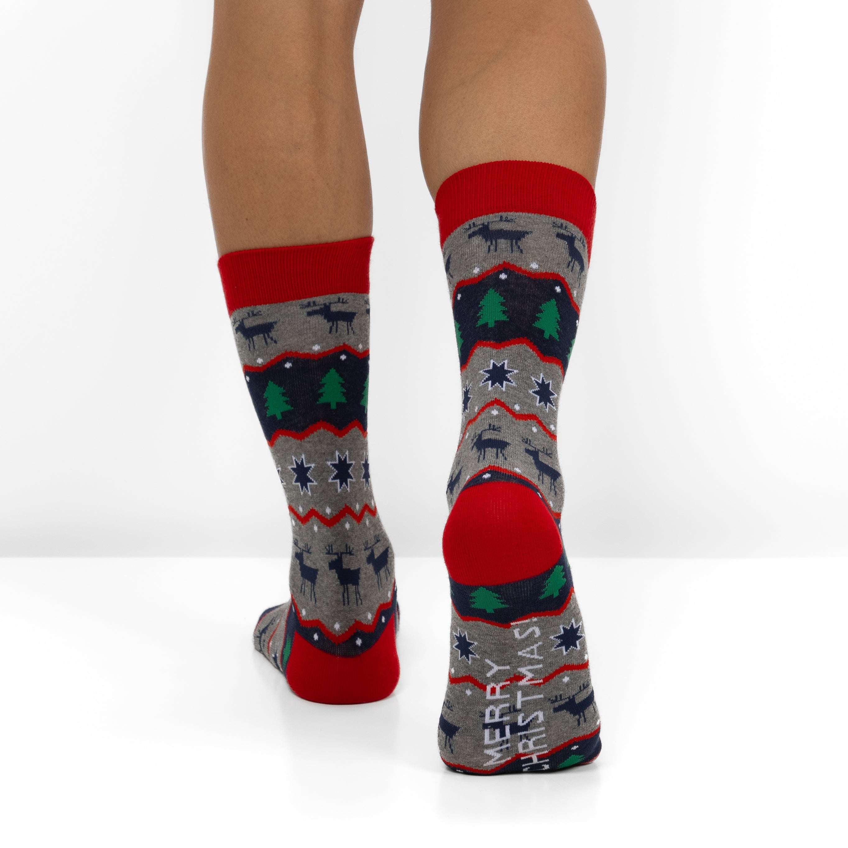 Bola de Natal com 2 Pares de Meias para Homem