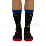 Calendário Advento de Natal para Homem - Pai Natal (Pack 12 pares)