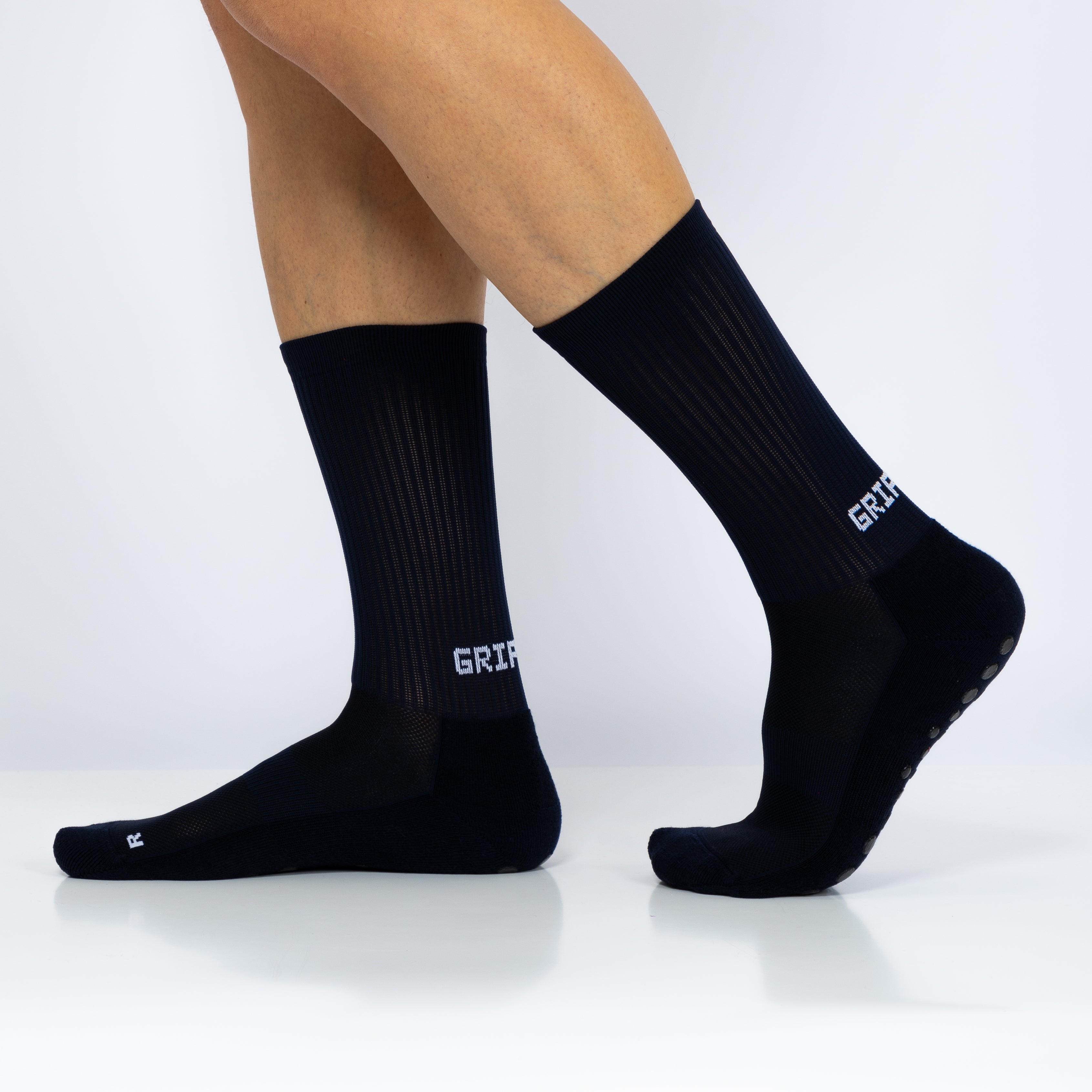 Meias Grip Pro • Antiderrapantes • Pack 2 Pares • Marinho