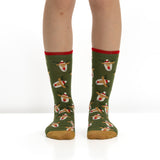 Bola de Natal com 2 Pares de Meias para Mulher