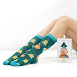 Caixa de Presente com 3 Pares de Meias Natal para Mulher