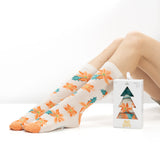 Caixa de Presente com 3 Pares de Meias Natal para Mulher