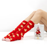 Caixa de Presente com 3 Pares de Meias Natal para Mulher