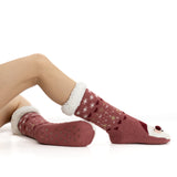 Meias Antiderrapantes e Quentinhas de Natal para Mulher - Pai Natal