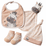 Kit Baby Shower • Primeiro Abraço • Zebra • 4 Pack