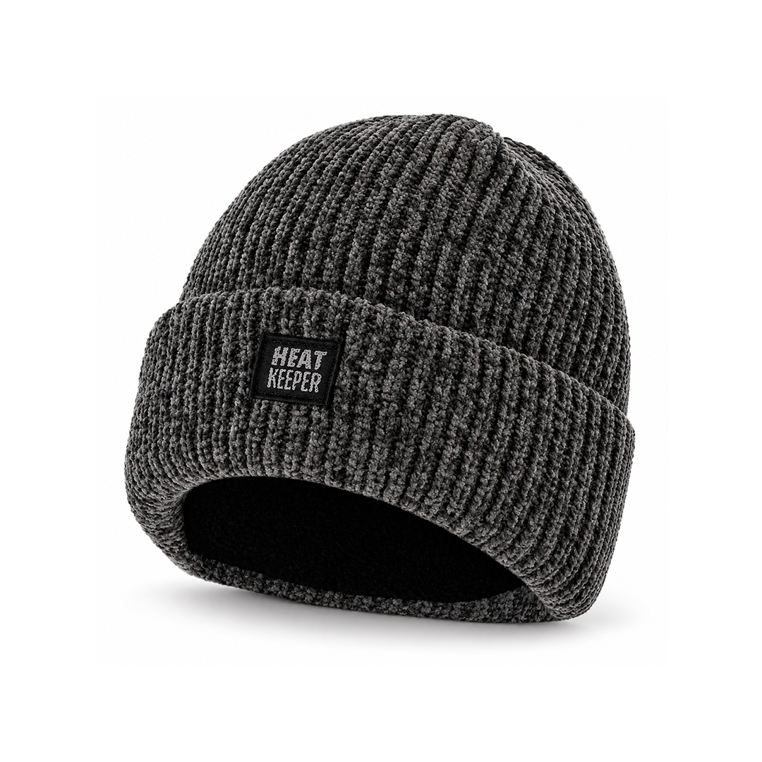 Gorro Térmico Heatkeeper em Chenille TOG 1,9 • Cinza