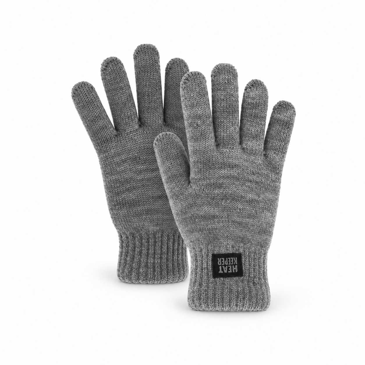 Luvas Térmicas Heatkeeper TOG 2,3 em Malha • Cinza