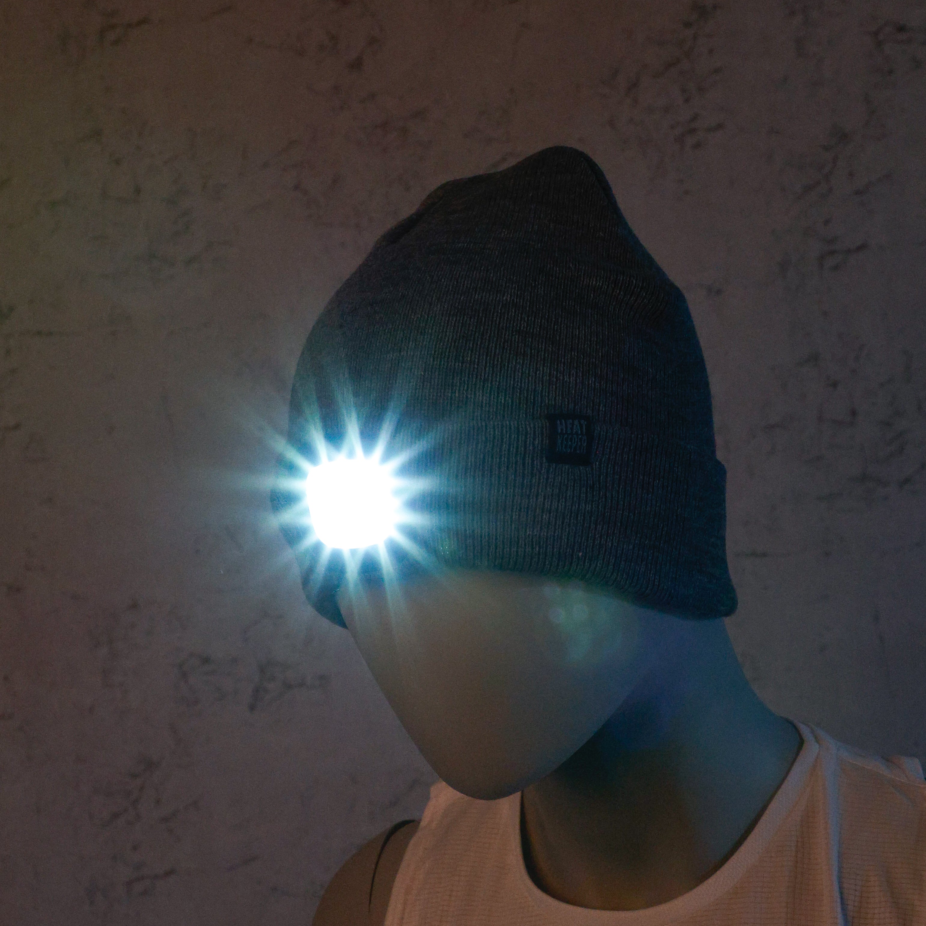 Gorro Térmico Heatkeeper c/ Luz LED 250 mAh Recarregável