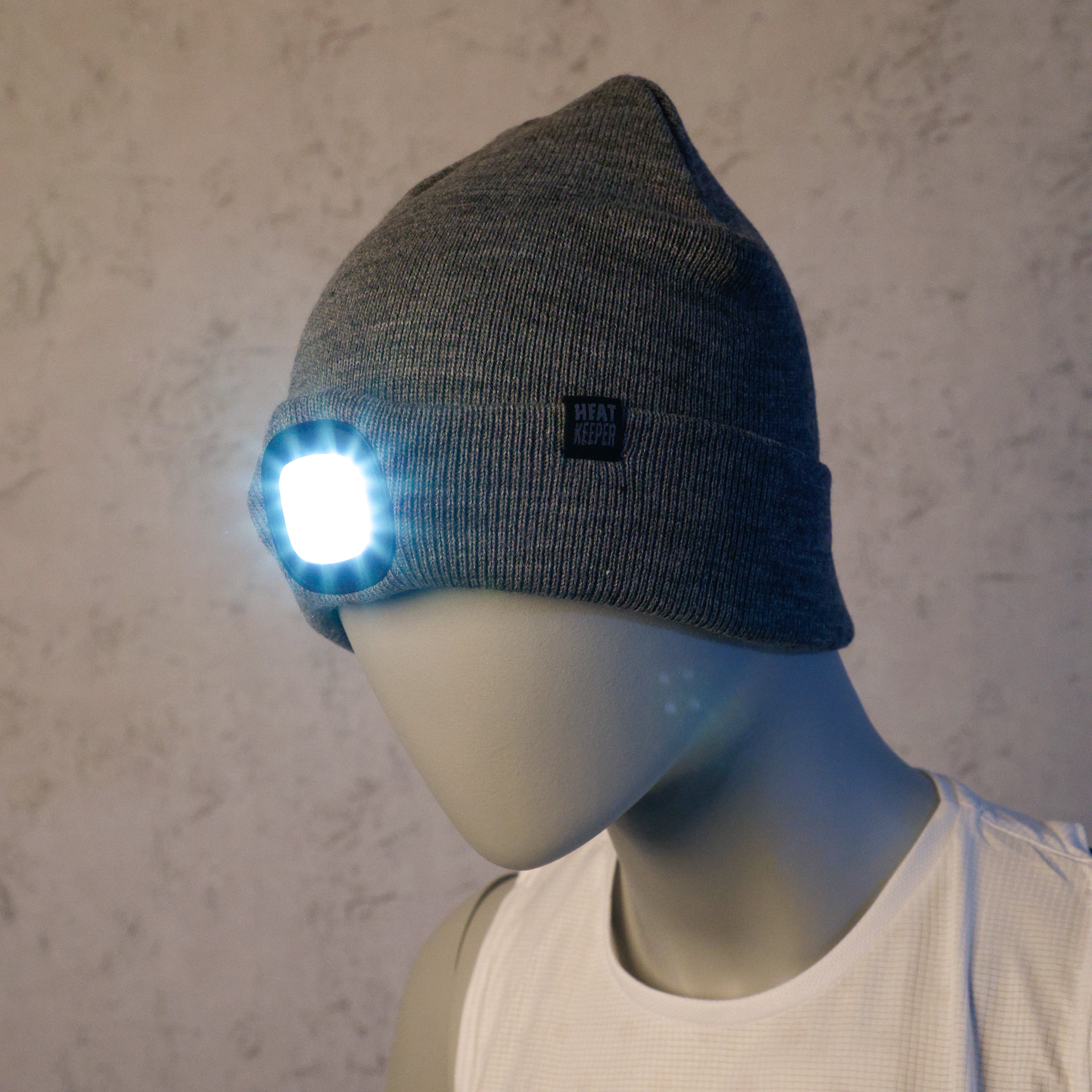 Gorro Térmico Heatkeeper c/ Luz LED 250 mAh Recarregável