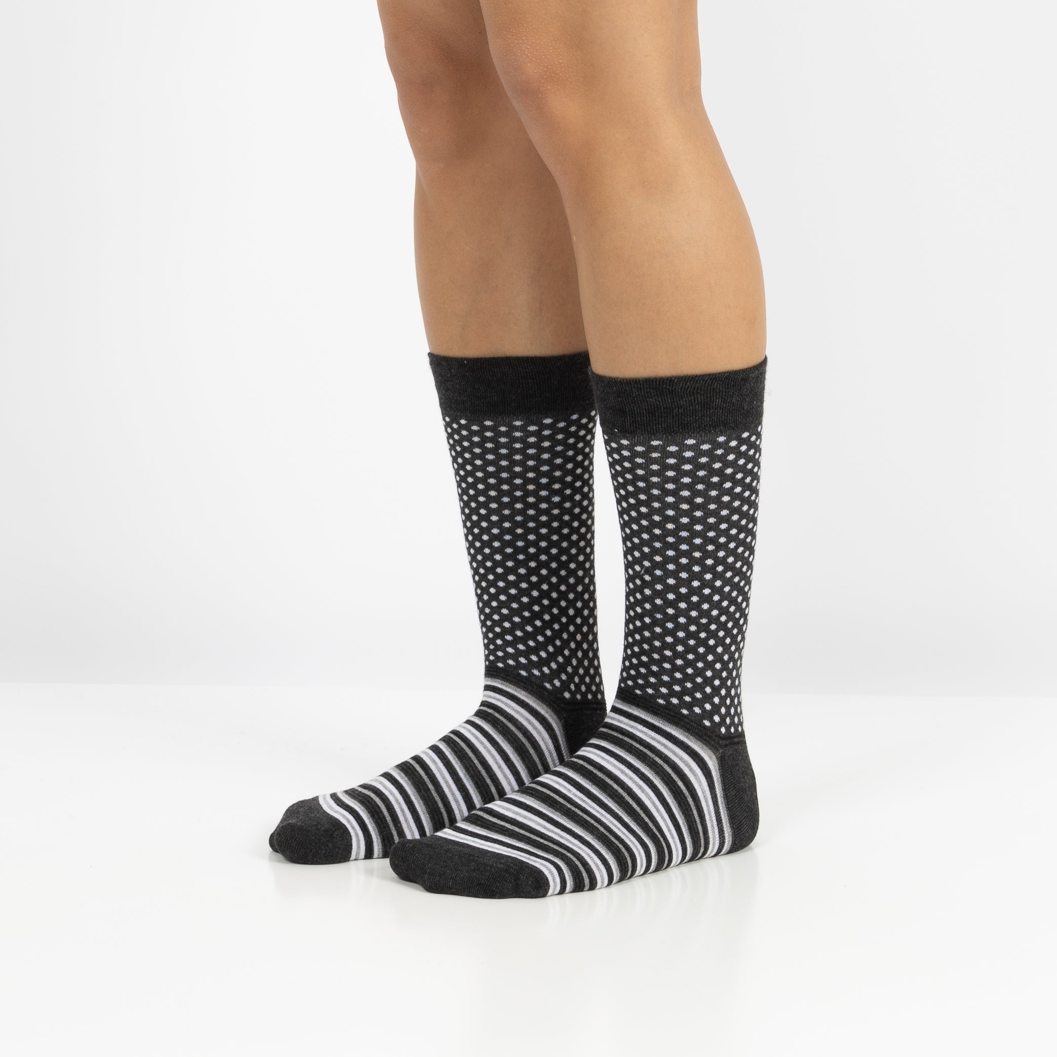 Pack 3 Pares de Meias casuais Trendy em Bambu