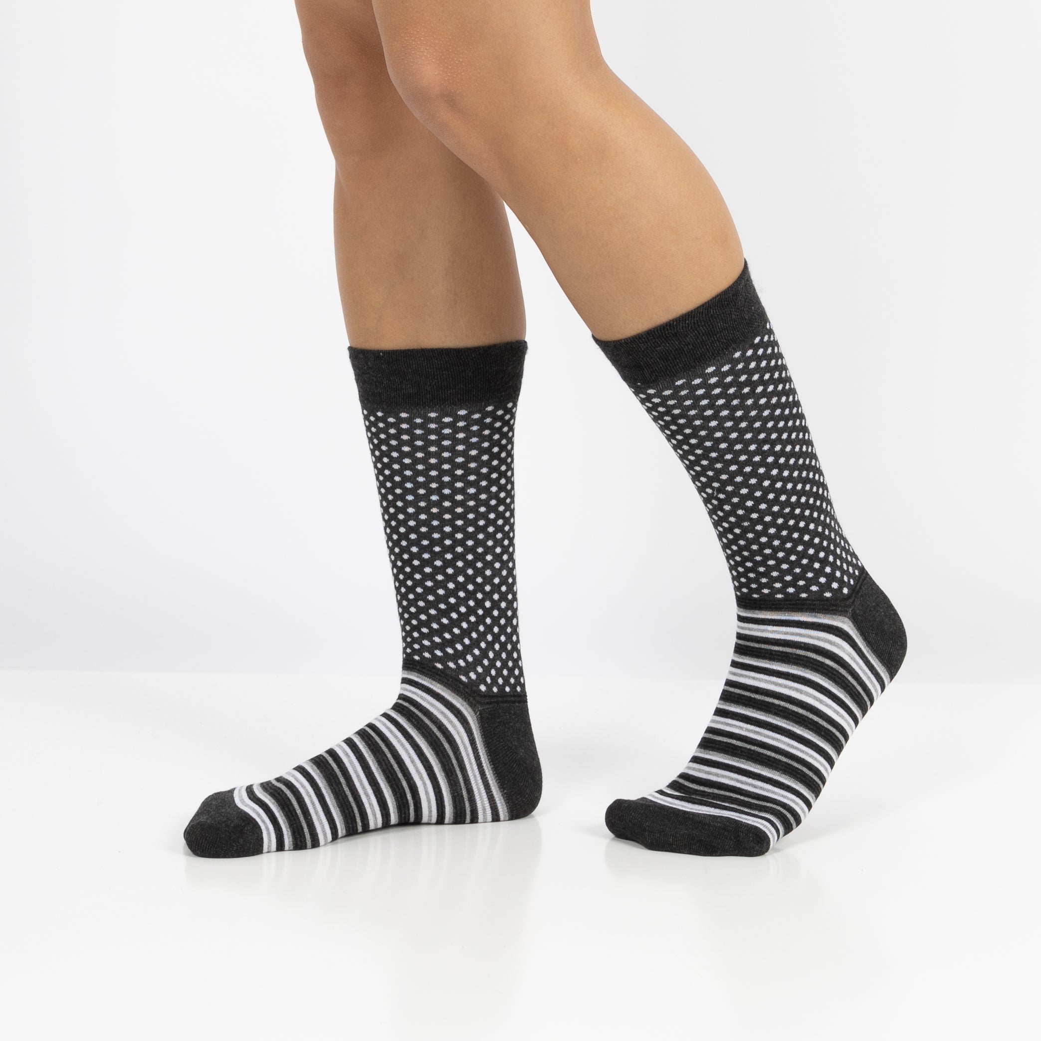 Pack 3 Pares de Meias casuais Trendy em Bambu