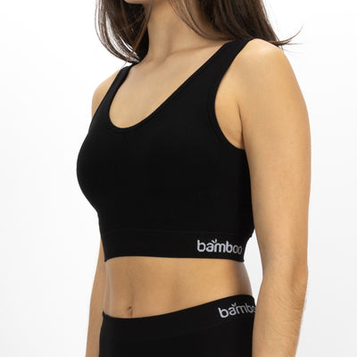 Pack 2 Tops almofadados sem costuras em Bambu