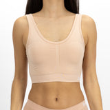Pack 2 Tops almofadados sem costuras em Bambu