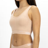 Pack 2 Tops almofadados sem costuras em Bambu
