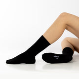 Meias em Bambu "Silk Touch" Suavidade Extrema • Pack 3 Pares • Preto