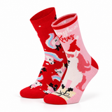 Meias de Natal “Santa Unicorn” • Divertidas • Pack 2 Pares • Criança
