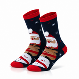 Meias de Natal “Santa's Night” • Antiderrapantes 3D • Criança