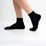 Meias Pilates & Yoga “Grip Balance” • Estabilidade e Segurança • Pack 3 Pares • Preto