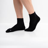 Meias Pilates & Yoga “Grip Balance” • Estabilidade e Segurança • Pack 3 Pares • Preto