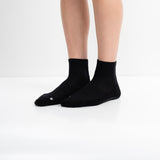 Meias Pilates & Yoga “Grip Balance” • Estabilidade e Segurança • Pack 3 Pares • Preto