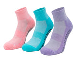 Meias Pilates & Yoga “Grip Balance” • Estabilidade e Segurança • Pack 3 Pares • Multi Cor