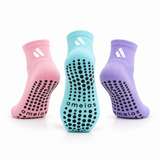 Meias Pilates & Yoga “Grip Balance” • Estabilidade e Segurança • Pack 3 Pares • Multi Cor