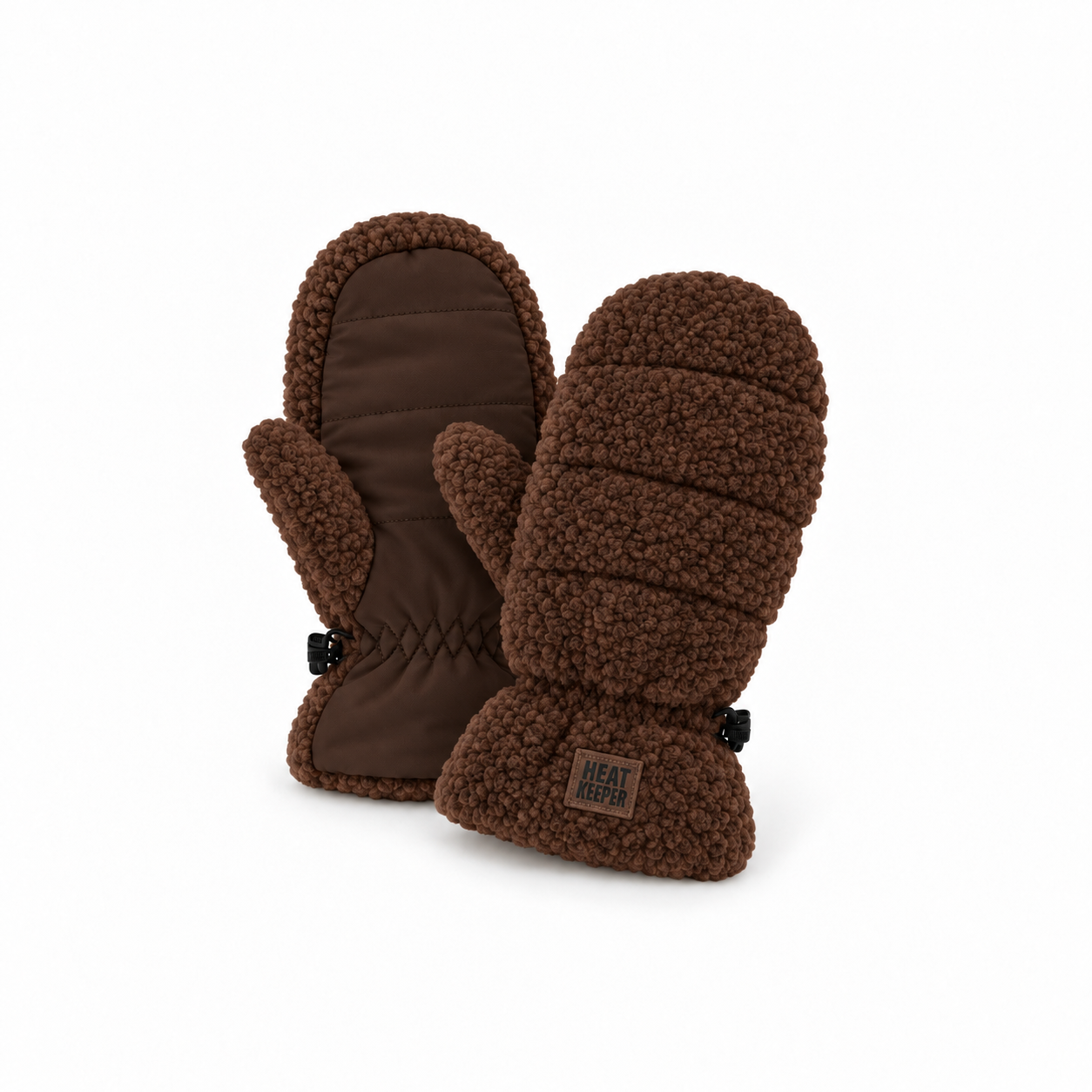 Luvas Térmicas Heatkeeper TOG 6,3 em Pelo Teddy • Castanho
