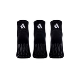 Meias Pilates & Yoga “Grip Balance” • Estabilidade e Segurança • Pack 3 Pares • Preto
