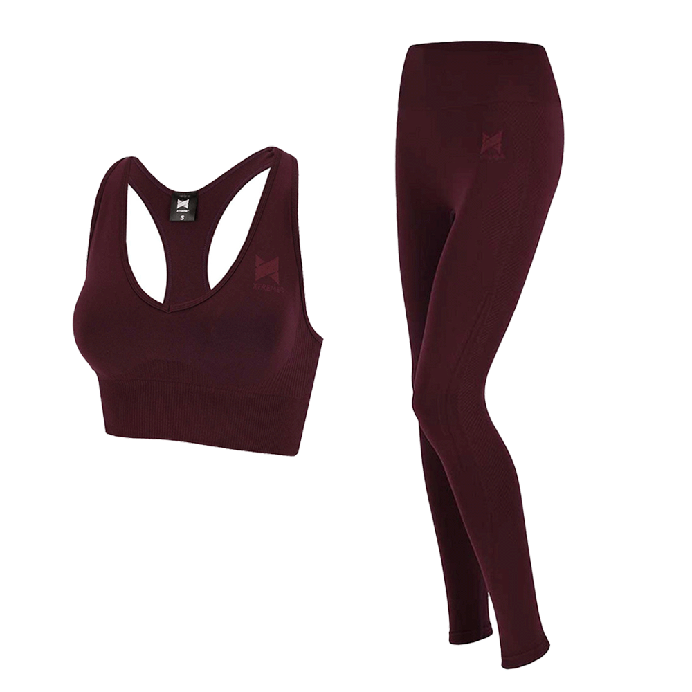 Pack Leggings + Top de Desporto Tecido Técnico