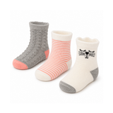 Pack 3 Pares Meias Algodão para Bebé Trendy