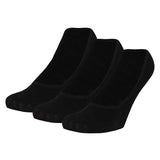Pack 3 Pares Meias Palmilha Lisas Bambu Preto