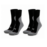 Meias Caminhada Cano Curto “Coolmax®” ● Proteção e Conforto ● Pack 2 Pares ● Preto