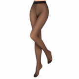 Collants “Satin” • Lisos com Toque Acetinado • Pack 2 • 20 DEN • Castanho