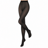 Collants Mulher “Thermal Illusion” • Térmicos com Efeito Transparente • Preto
