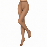 Collants “Satin” • Lisos com Toque Acetinado • Pack 2 • 20 DEN • Bege Médio