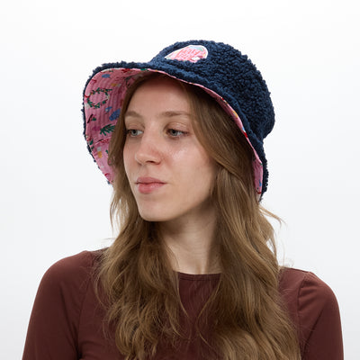 Chapéu Bucket de Natal Reversível