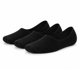 Meias Invisíveis Bambu "Silk Touch" • Ultra Macias • Pack 3 Pares • Preto