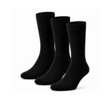 Meias “Merino Daily” • Conforto Térmico em Lã Merino • Pack 3 Pares • Preto