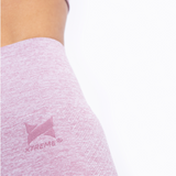 Leggings de desporto para mulher na cor rosa. Roupa de desporto para ginásio, fitness, corrida, yoga ou pilates.
