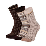 Meias “Bambu Trendy” • Toque de Seda de Bambu • Pack 3 Pares • Castanho