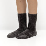 Pack 2 Pares Meias Antiderrapantes em Chenille - Multi Lilás