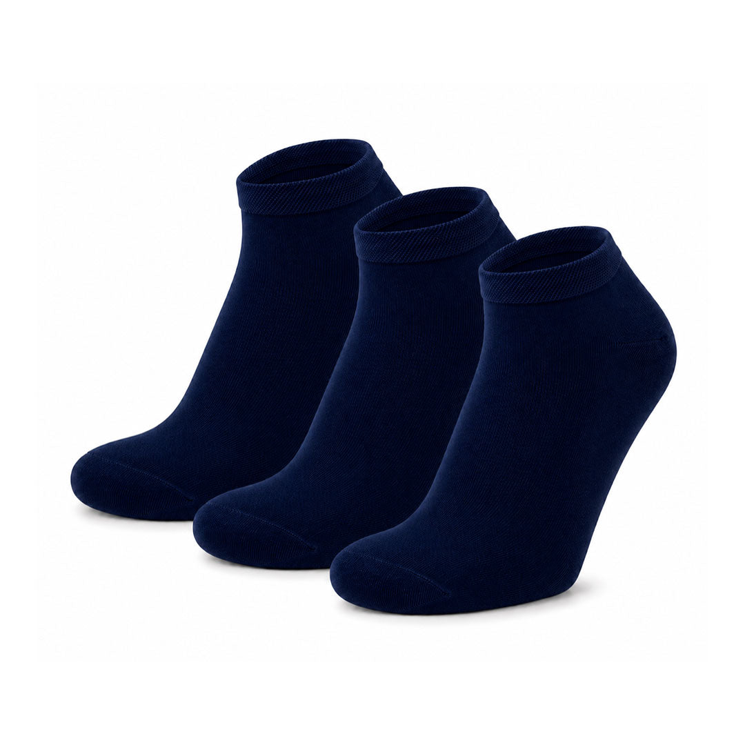 Meias “Ever Soft” • Curtas em Modal • Pack 3 Pares • Marinho