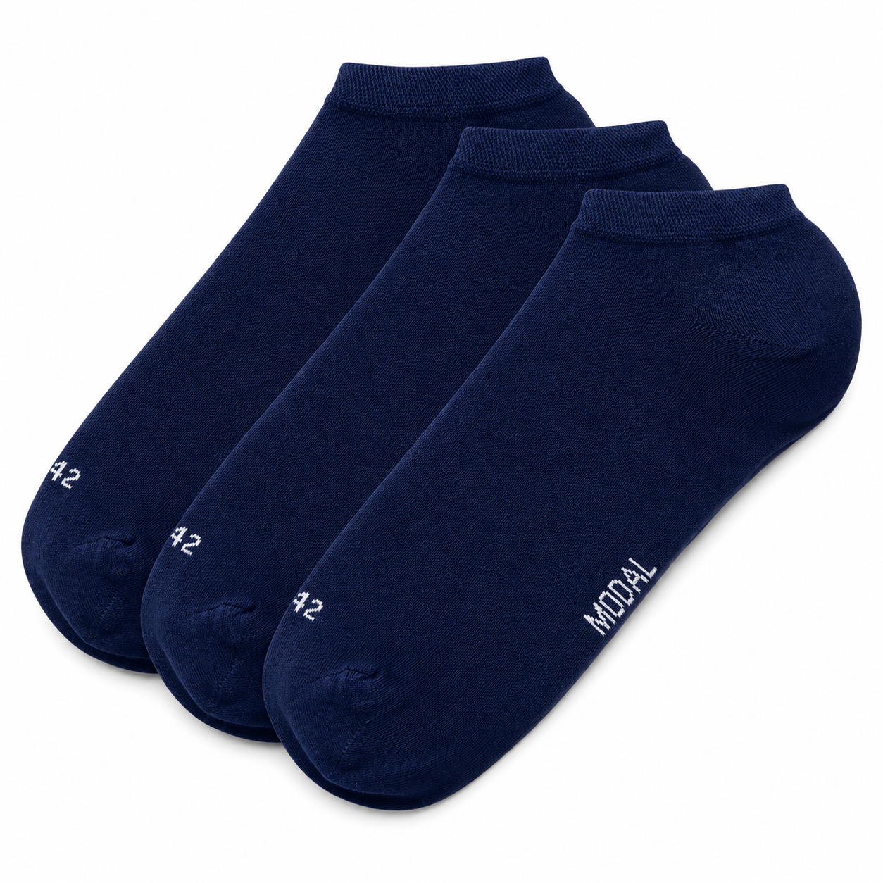 Meias “Ever Soft” • Curtas em Modal • Pack 3 Pares • Marinho