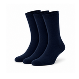 Meias em Bambu "Silk Touch" • Suavidade Extrema • Pack 3 Pares • Marinho