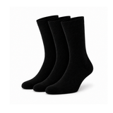 Meias em Bambu "Silk Touch" • Suavidade Extrema • Pack 3 Pares • Preto